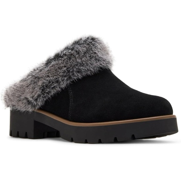 Blondo Waterproof Fur-Lined Slip-On Shoes Black Winter Comfort 9.5 - Picture 4 of 12